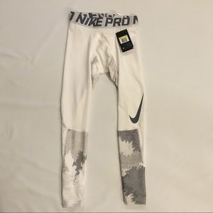 Men’s Nike Pro Hyperwarm Compression Tights Size S